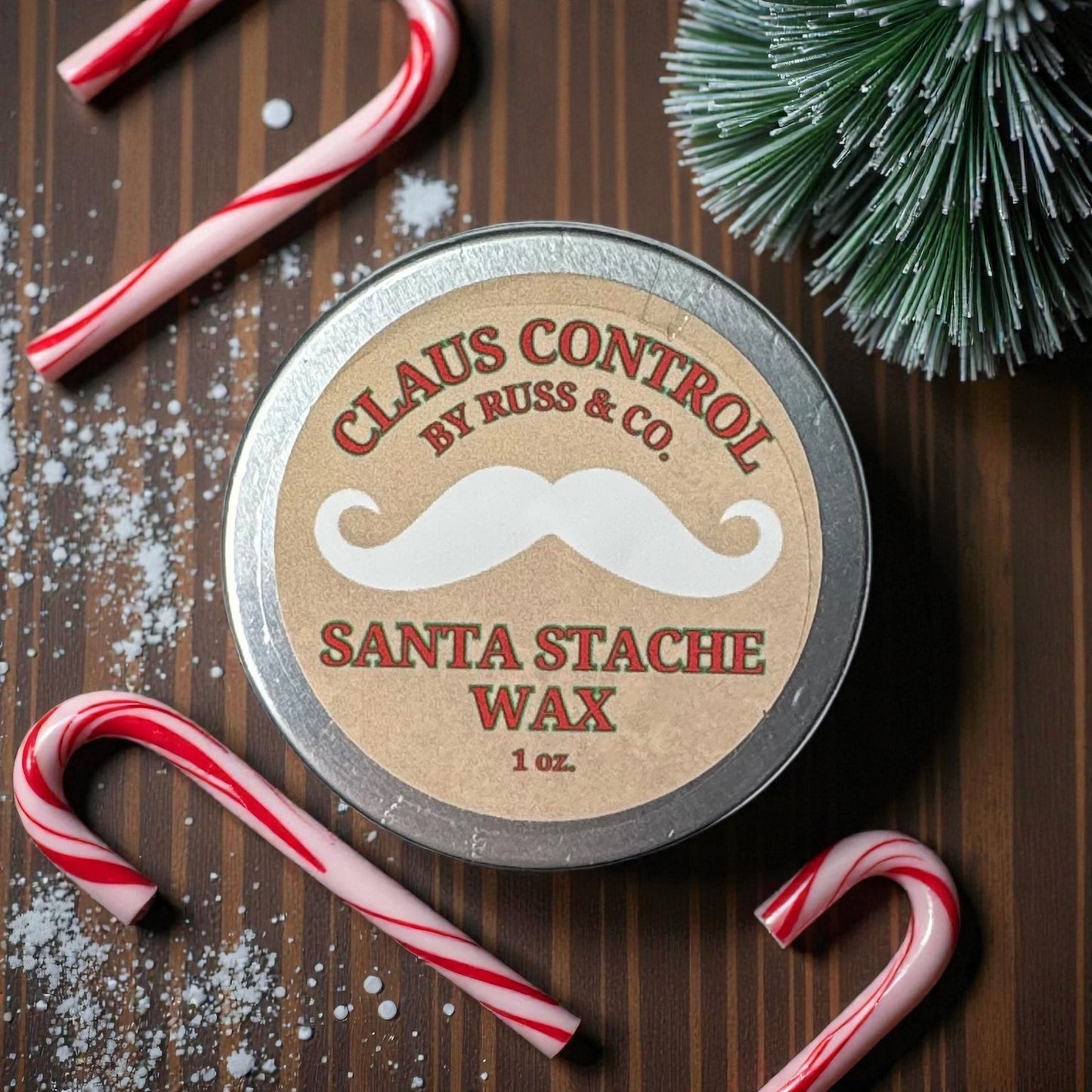 Santa mustache wax 