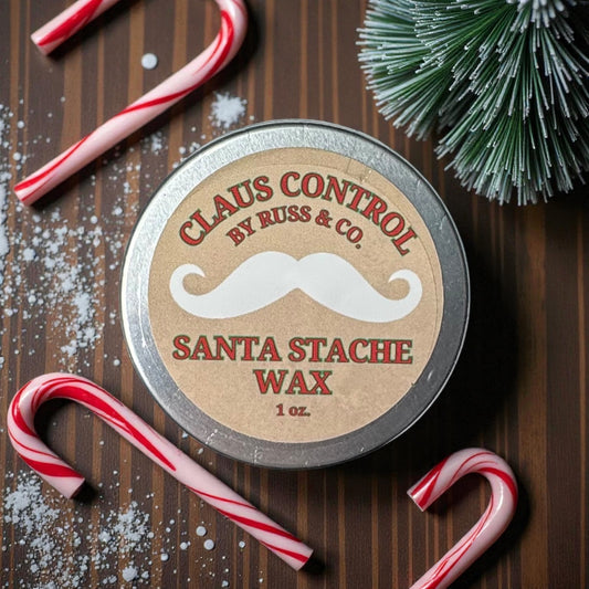 Santa mustache wax